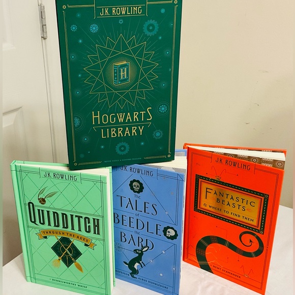 J.K. Rowling Hogwarts Library Book Set (NWOTs) - Picture 1 of 5